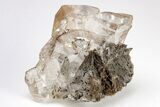 Gemmy, Colorless Calcite Crystal Cluster - Red Dome Mine #204714-1